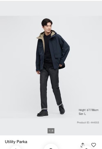 Uniqlo men utility parka - uniqlo, men’s