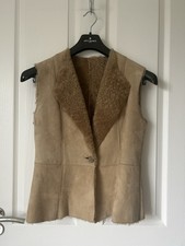 Real Sheepskin Gilet Suede