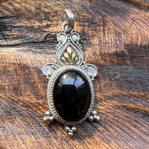 Sterling silver black onyx - sterling,
