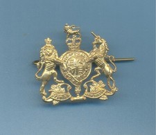 GENERAL SERVICE QC.BRASS ARMY CAP BADGE