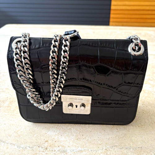 Michael kors black croc effect - michael, croc-effect