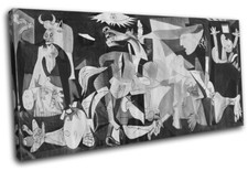 Pablo Picasso Guernica Vintage SINGLE CANVAS WALL ART Picture Print