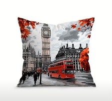 London England Sofa Cushion