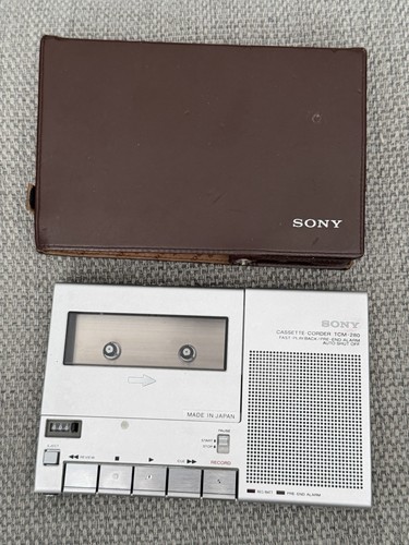 Vtg sony cassette corder - sony, cassette-corder