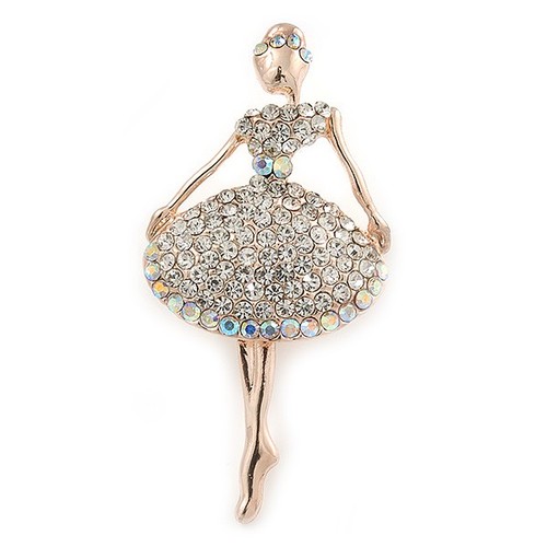 Clear crystal ballerina - clear/, ab