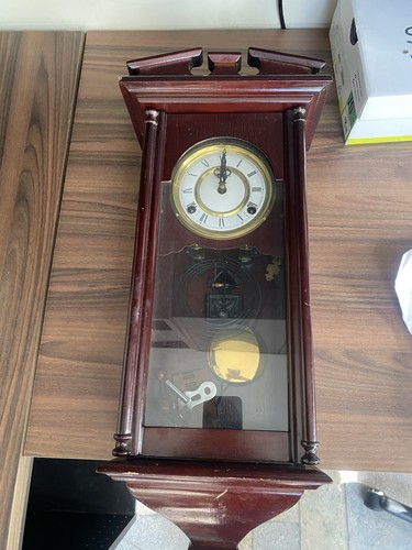 Vintage wooden pendulum wall - vintage,