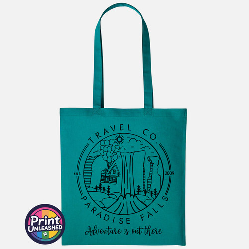 Paradise falls travel tote - paradise, co