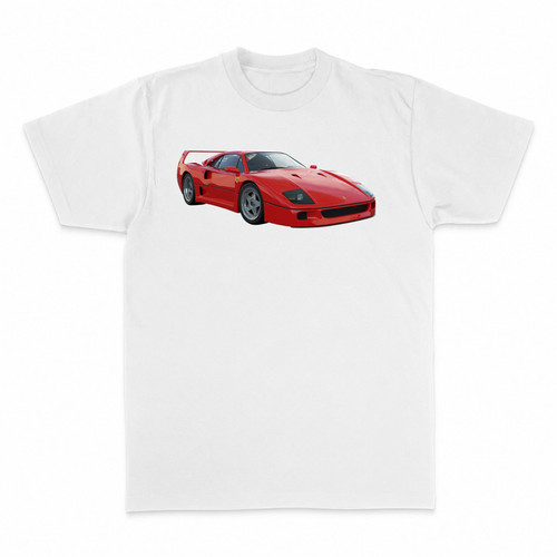 Ferrari f40 shirt super - ferrari, t-shirt