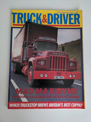 Truck driver may 1988 - truck, &