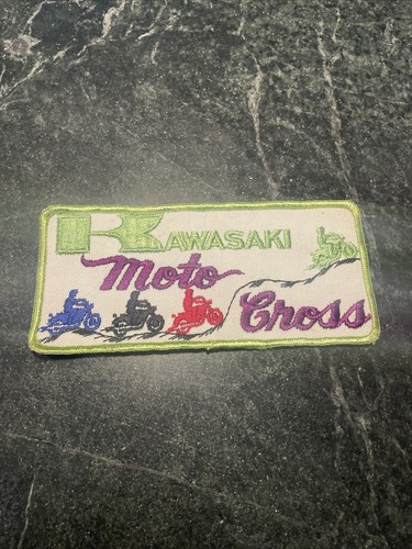 Kawasaki moto cross patch - moto,