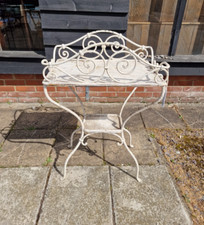 Vintage French Steel White