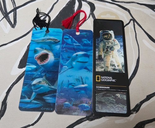 Plastic 3d bookmarks new - ,
