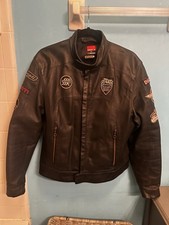 Dainese Ducati Vintage Leather Jacket  (Large) - Made In Italy