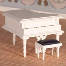 Classical White Grand Piano