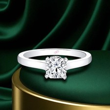 White Gold Diamond Ring For
