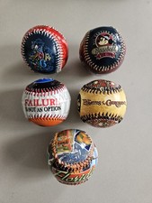 5x Walt Disney World Souvenir Baseballs / Mickey NASA Pirates of the Caribbean