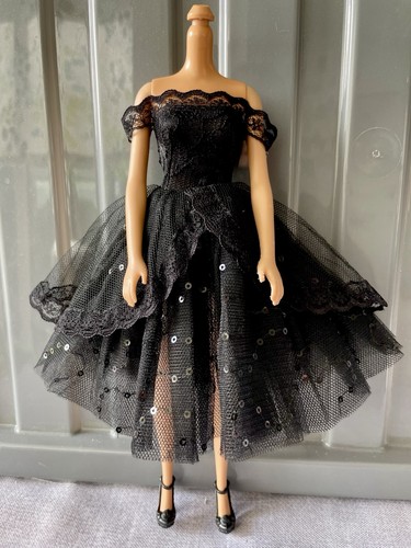 Barbie doll 2pc high end - doll, black
