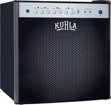Kuhla KTTF0E6B-1004 45L Table Top Mini Fridge Ice Box Amp Speaker Design Black