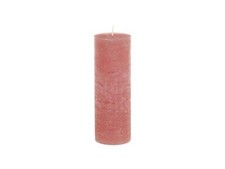 Raspberry Pillar Candles, Red Pink Paraffin Wax Rustic Lighting, Various Sizes