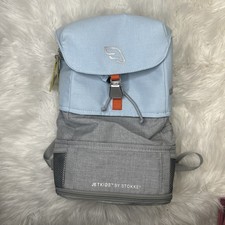 JetKids by Stokke Crew Backpack Blue Sky Expandable Travel Bag FAST SHIP