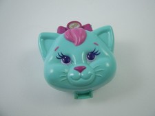 Polly Pocket Cuddly Kitten Furry Pets Set by Bluebird 950081, 1993, Complete