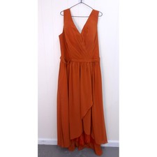 Burnt Orange Bridesmaid Dress