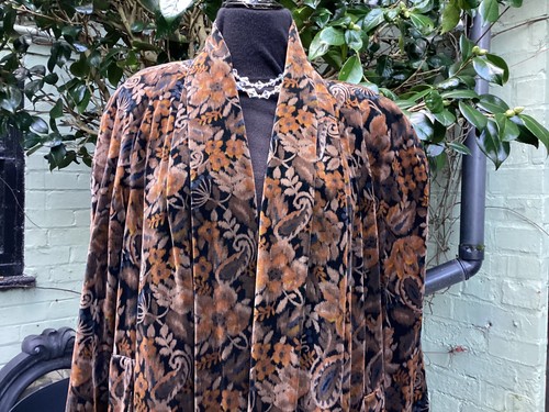 Usa designer velvet floral - velvet,