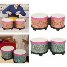 5" And 6" Bongo Drum Set Bongo Drum Set Congas Drum Bass Drum for Beginners