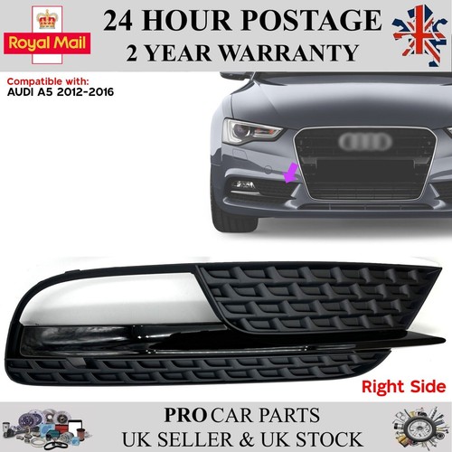Front bumper fog light grille - bumper,