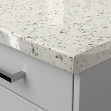 White Sparkle Laminate Worktop
