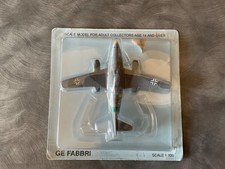 GE Fabbri Messerschmitt Me262 1:100  Model Aircraft pre-owned NO stand