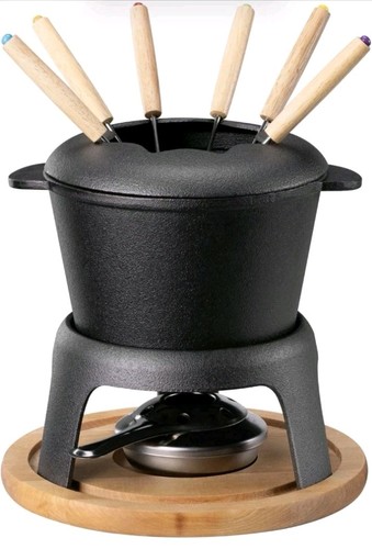 Cast iron fondue - iron, for