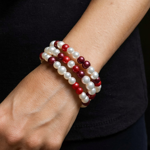 Handmade beaded coil memory - beaded, 3