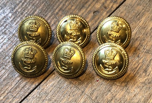 Royal navy officers buttons - royal,