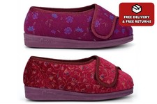 Womens Wide Fit Slippers