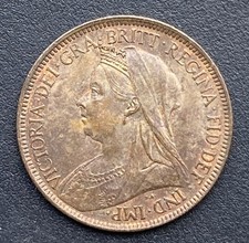 1901 Victoria Half Penny