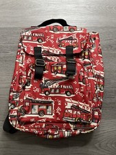 Cath Kidston Cath Kids London Fire Engine Truck Backpack Laptop Satchel Tote VGC