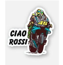 Valentino Rossi 46 Farewell Sticker, Quality printed and laminated vinyl decal
