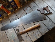 Roofers Antique Hammer and saw