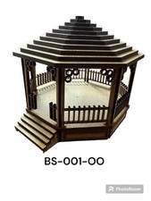 OO Gauge Model Bandstand Laser Cut Kit BS-001-OO