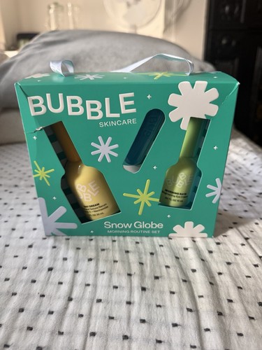 Bubble skincare snow globe - skincare,