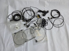 15 x cables Various Mixed Job Lot -7 pin , 8 Way,  Mini DIN Plug and Many Other 