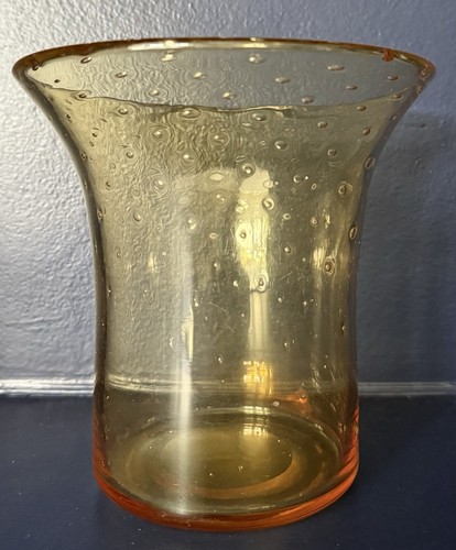 Thomas webb amber - thomas, blown