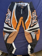 Fox racing 360 Motocross Trousers 36 Waist Vintage Orange Mx Enduro off road 
