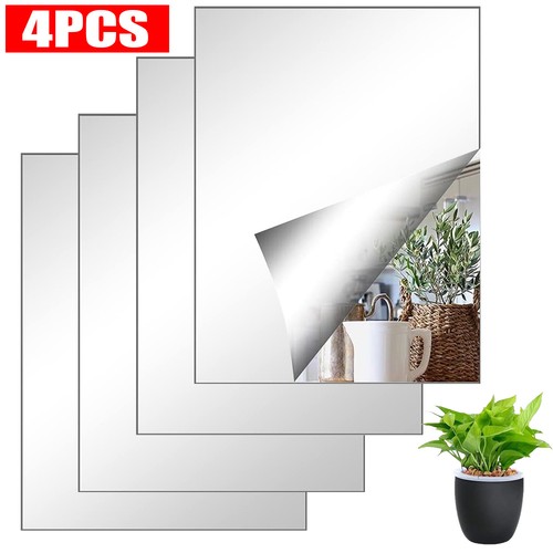 Mirror tiles self adhesive - 4x,