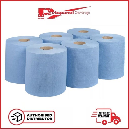 Blue roll centrefeed - 6, pack