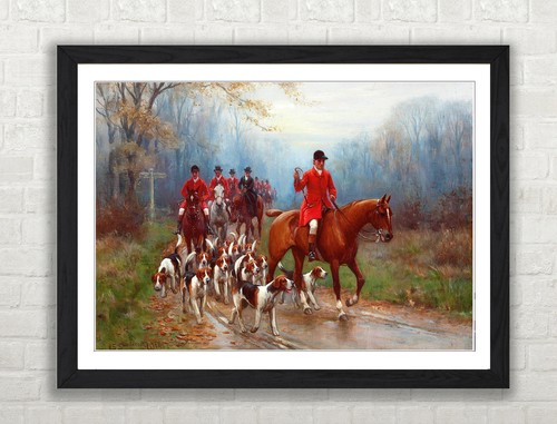 Traditional fox hunting horses - traditional,