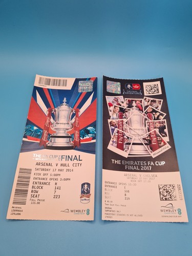 Arsenal cup final ticket - fa,