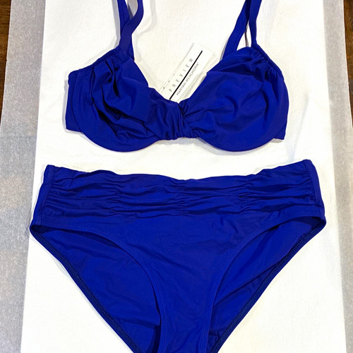 Maryan mehlhorn blue ruched - maryan, 2