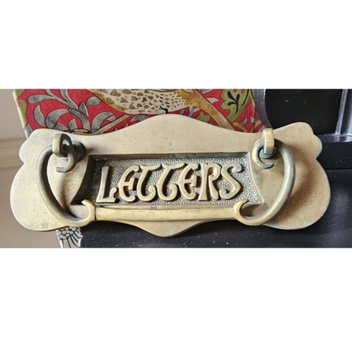 Victorian vintage brass letter - victorian,